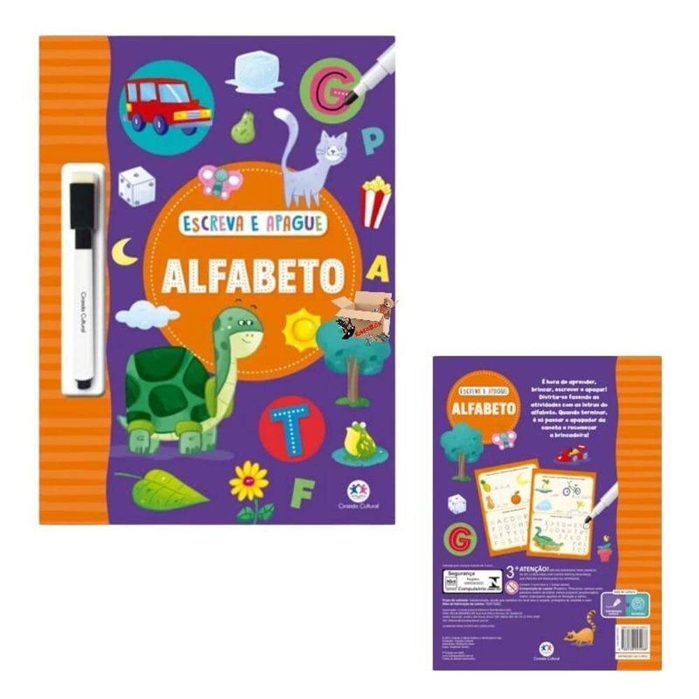Livro Infantil Educativo Escreva E Apague Com Caneta