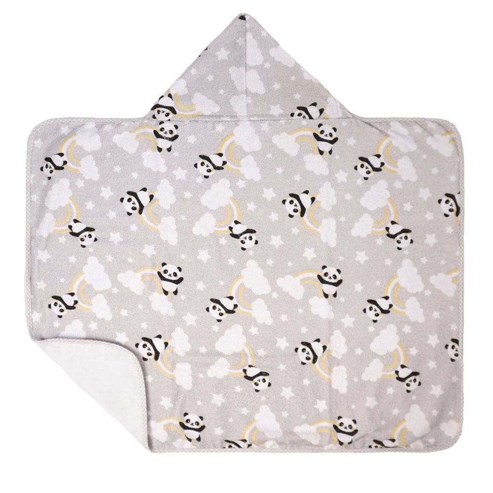 Toalha Estampada com Capuz 67 cm x 90 cm Bublim