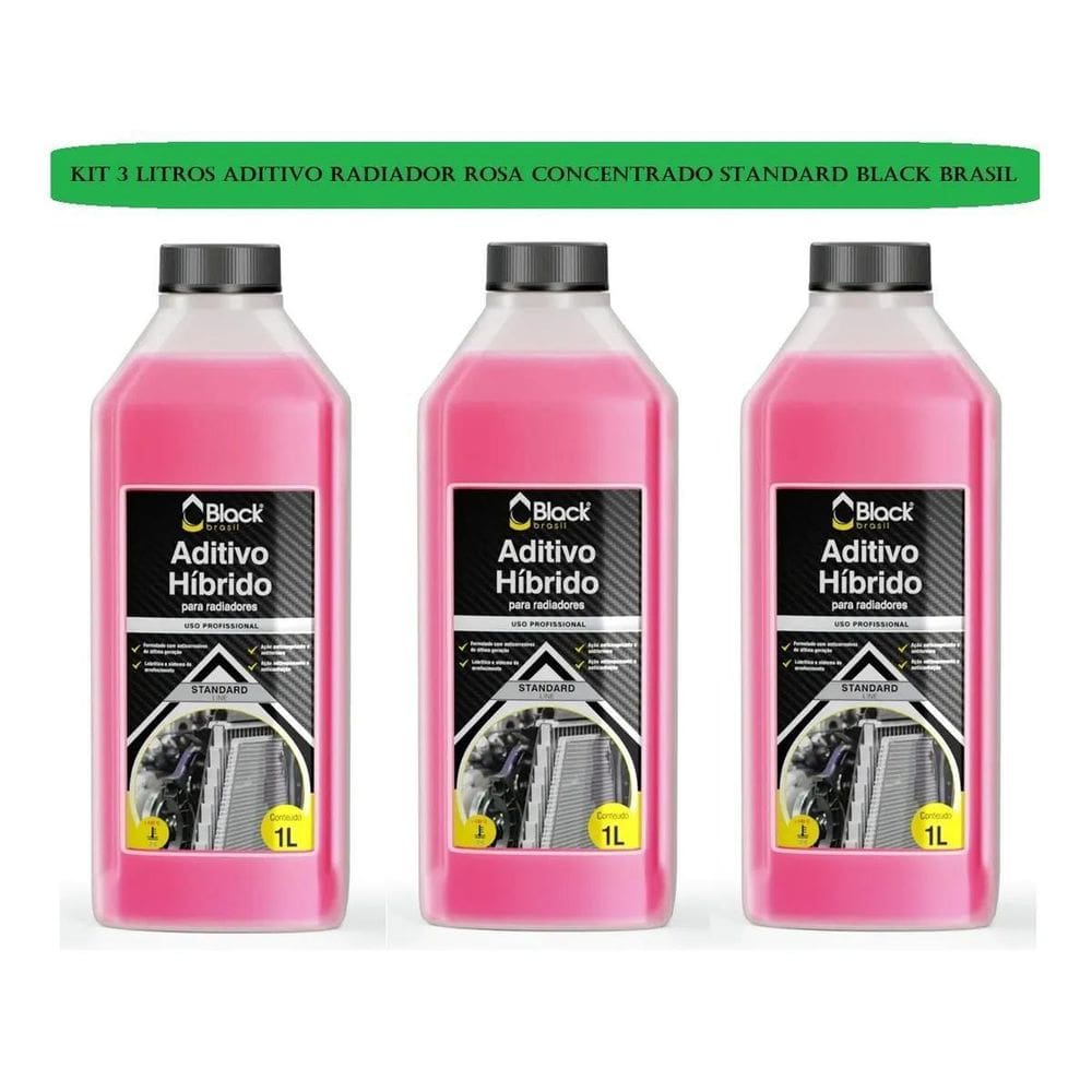 Aditivo Radiador Concentrado Rosa 3 Litros Hibrido Standard