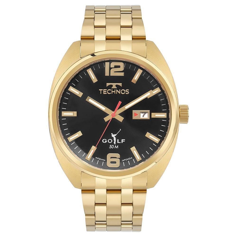 Relógio Technos Masculino Golf Dourado - 2315lap/1p 2315lap/1p