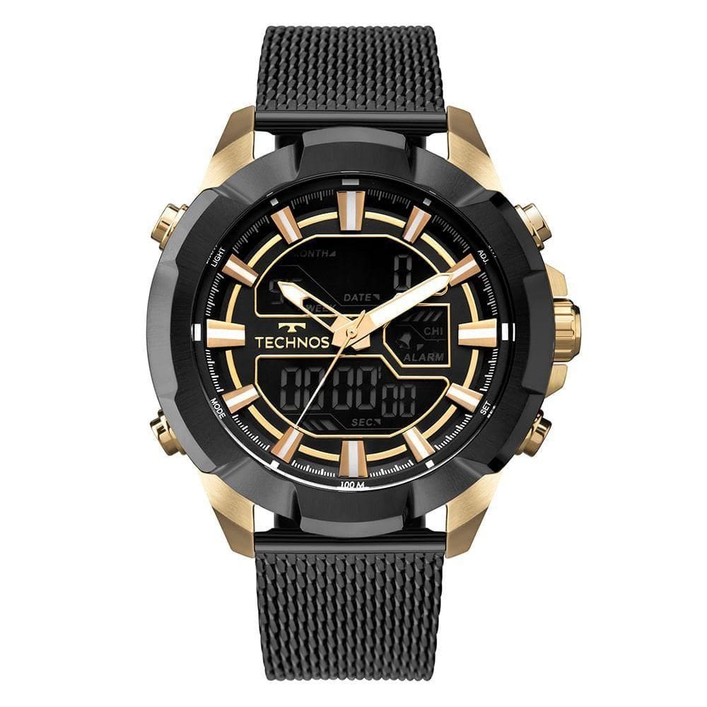 Relógio Technos Masculino Digitech Bicolor - Ad1390aa/1p Ad1390aa/1p