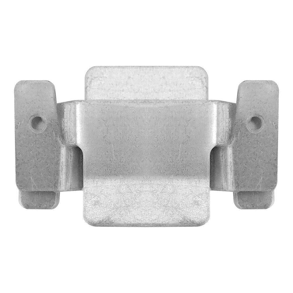 01 Par Conector De Encaixe Para Móveis Compátivel Sofá Cabeceira Painel Galvanizado - Desk Design