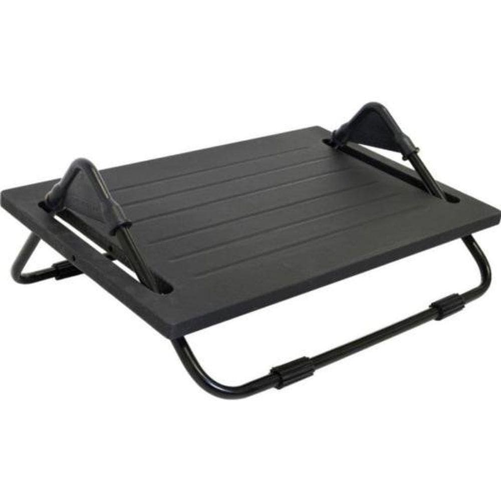 Apoio Para Pés Mdf Preto Com Saco Multivisão.