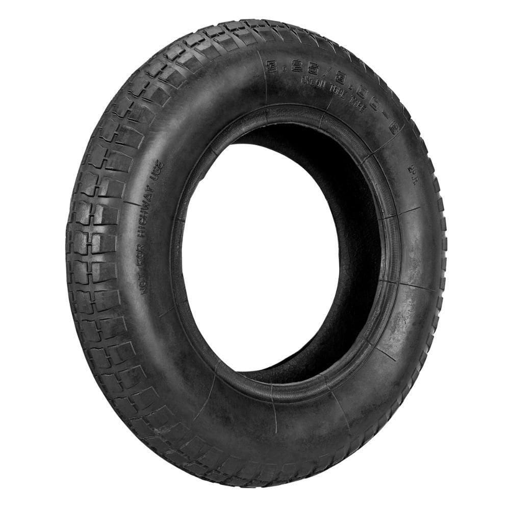 Pneu 3.25-8" Em Borracha Para Carrinho De Mão Tramontina
