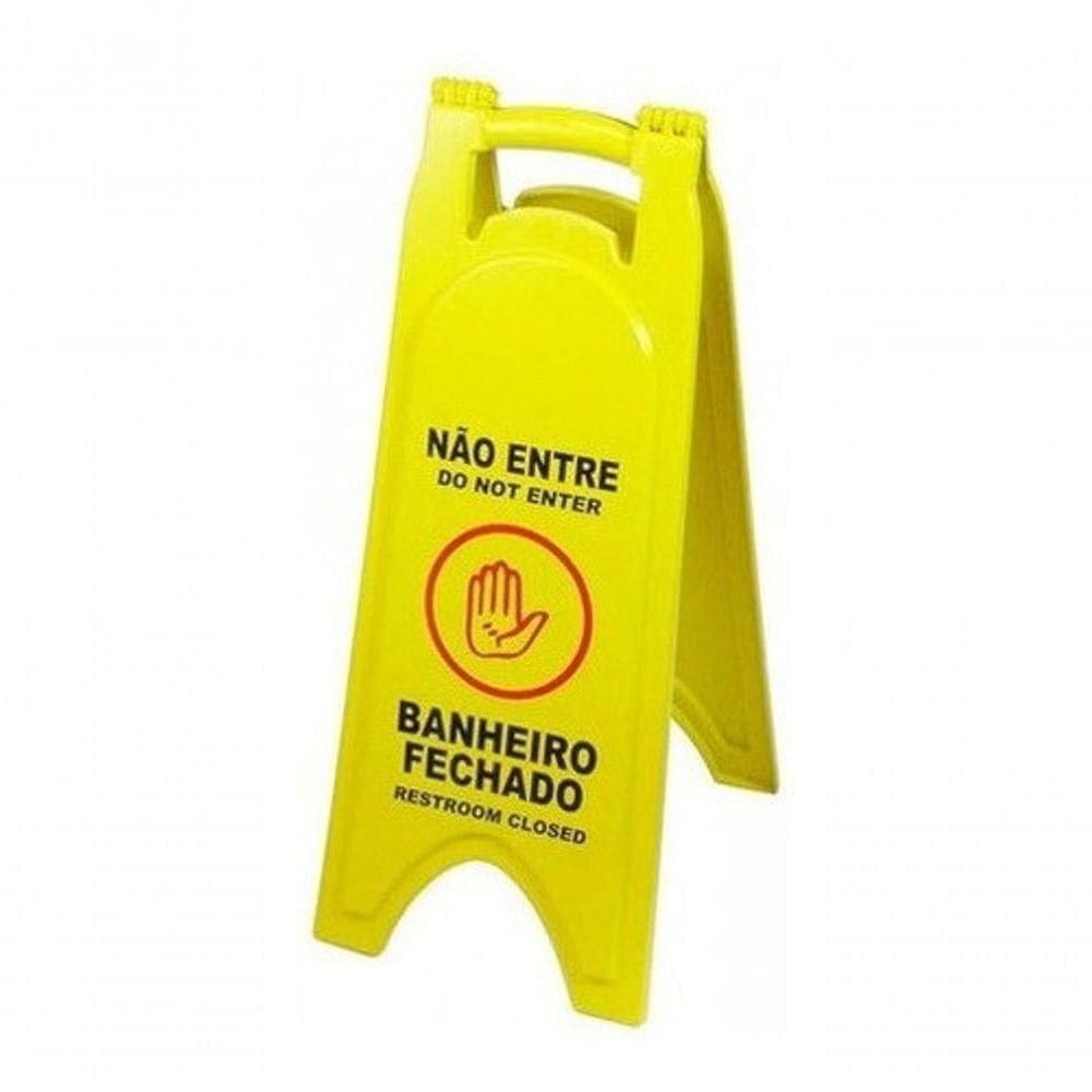 Placa Sinalizadora Banheiro Fechado