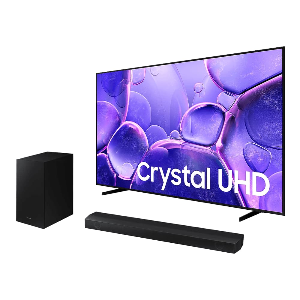Samsung Smart TV 65" Crystal UHD 4K U8100F 2025 + Soundbar HW-B550