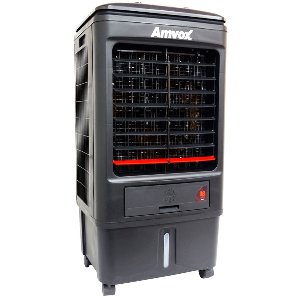 Climatizador Ar Frio 18 L Portátil 220V Evaporativo Industrial Umidificador Preto Amvox ACL 018