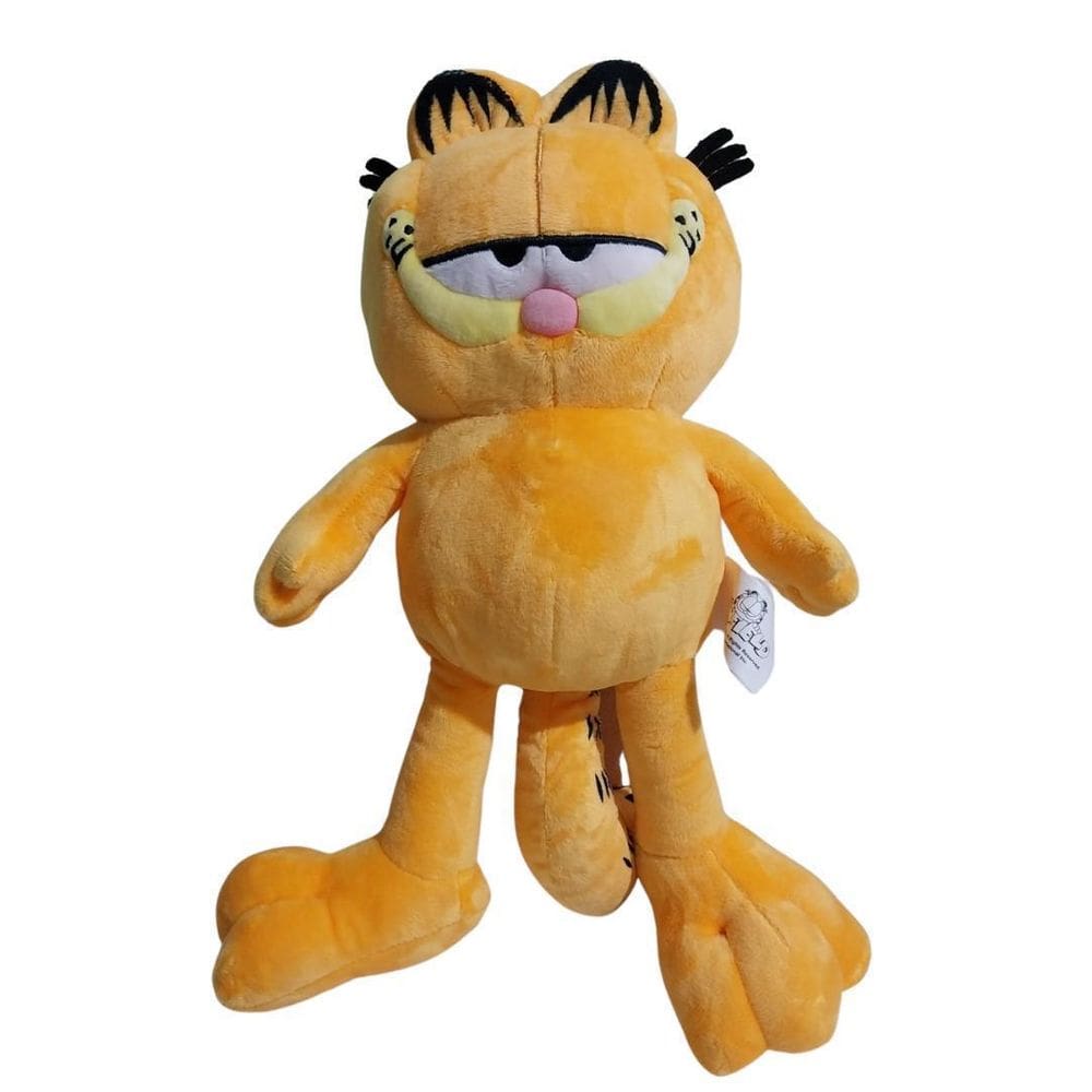 Boneco Pelucia Gato Garfield Fofo Cor Laranja-Claro