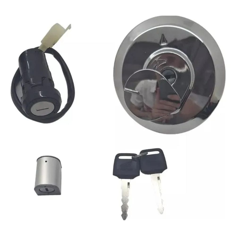 Conjunto de Travas e Ignição Honda Genuíno para CG 125