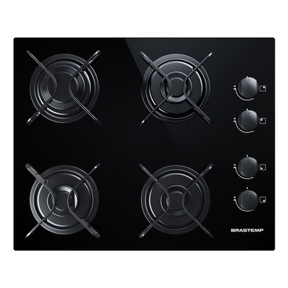 Cooktop A Gas 4 Bocas 8400w Bivolt Brastemp Bdd61ae
