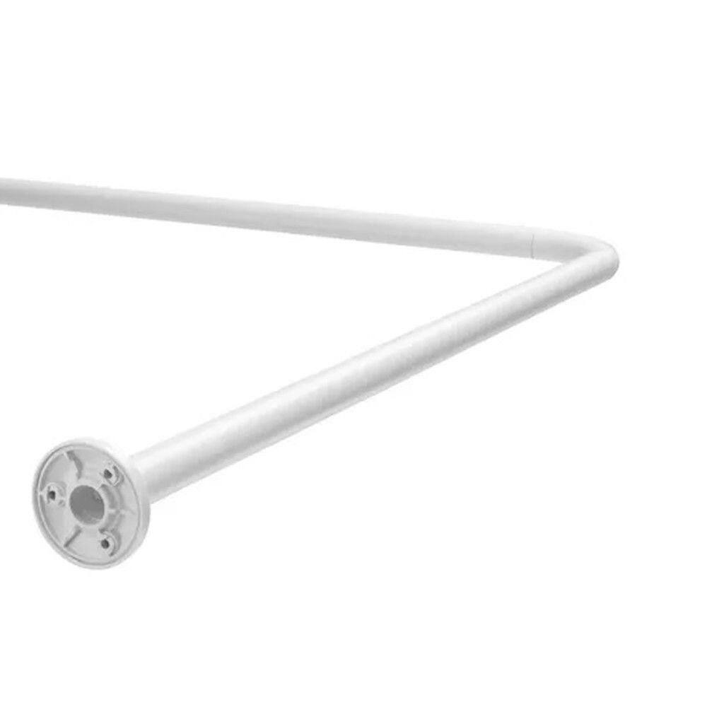 Porta Cortina Box Tubo Em L Solução Prática E Eficiente Para O Seu Box De Banheiro