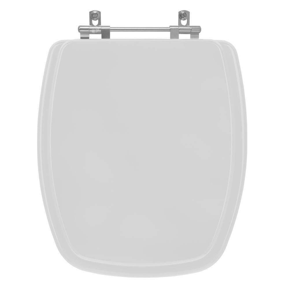 Assento Sanitário Laguna Cinza Prata Para Vaso Hervy