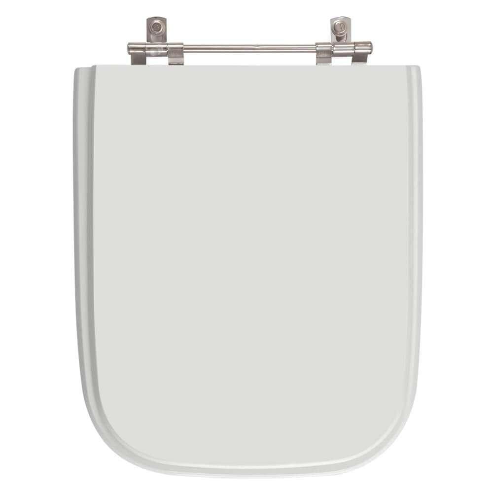 Tampa De Vaso Tivoli Sterling Silver (cinza Claro) Para Bacia Ideal Standart