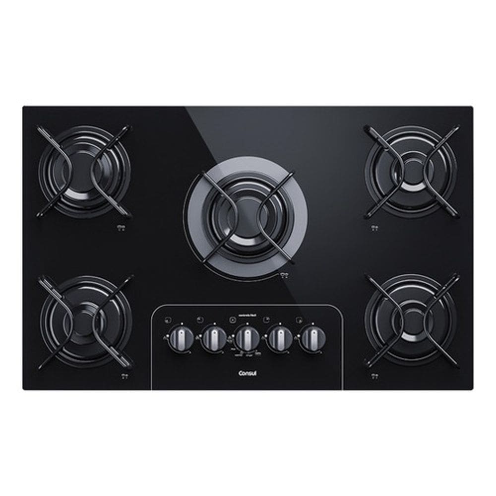Cooktop A Gas 5 Bocas 10.200w Bivolt Consul Cd075ae