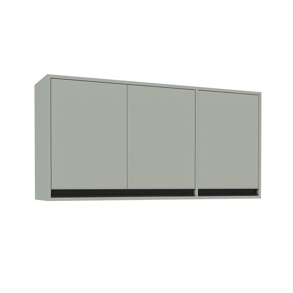 Armário Aéreo Koya 3 Portas Verde Oliva