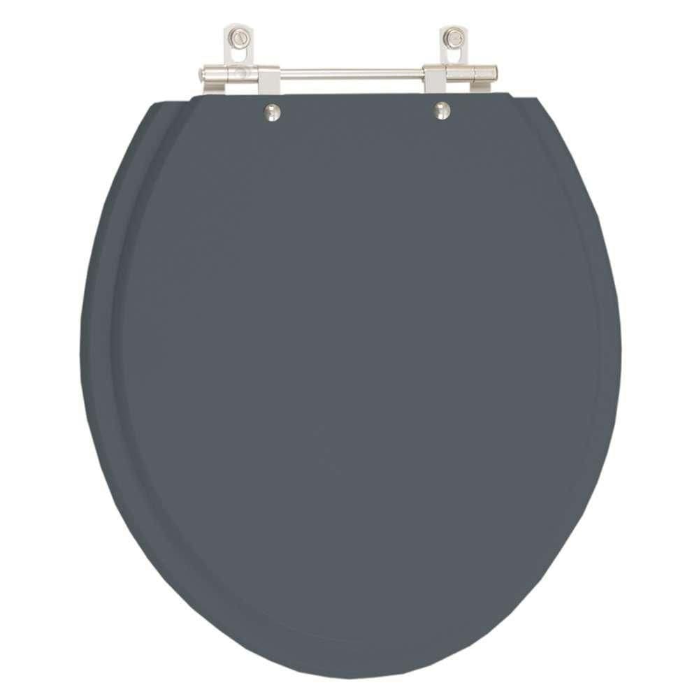 Assento Sanitario Colonial Cinza Plus Para Vaso Hervy