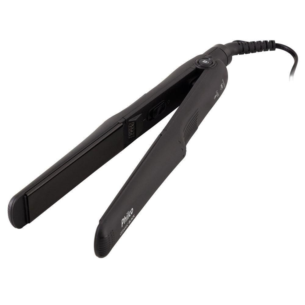 Prancha Ceramic Black Philco Ppr08 Cerâmica Tourmaline íon Bivolt