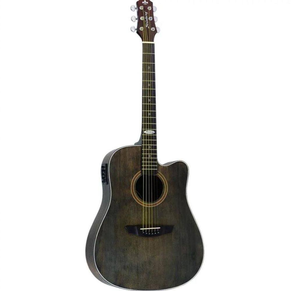 Violão Eletroacústico Strinberg Sd200C Aço Fosco Tobacco