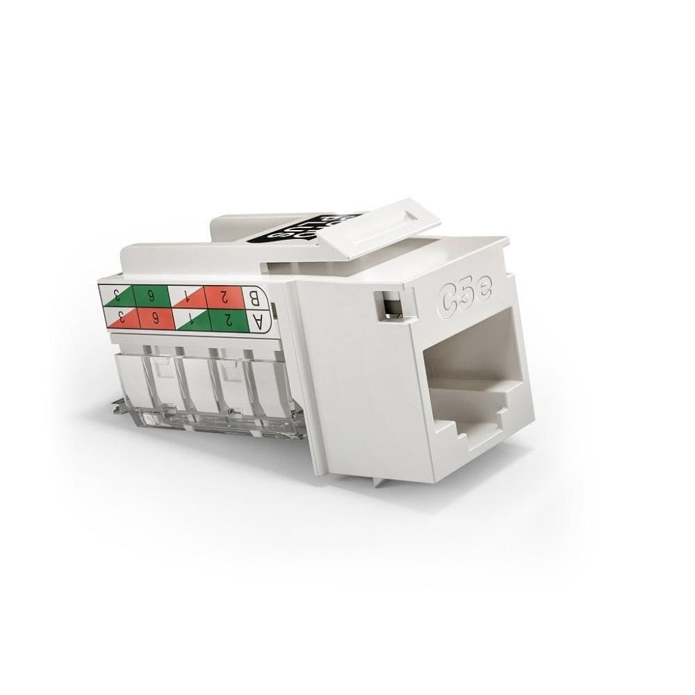 Conector Jack Femea Rj45 Cat.5E T568A-B Branco 35050423