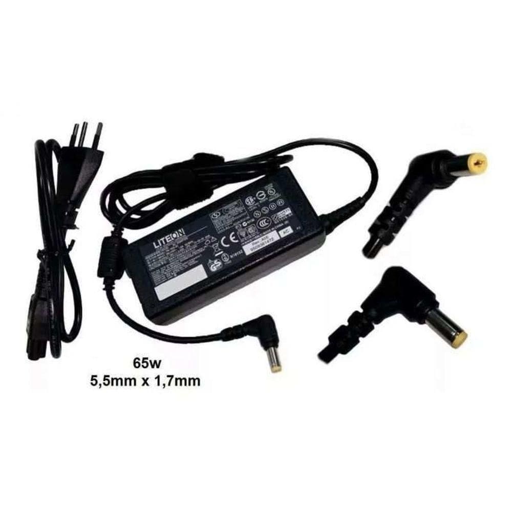 Fonte Notebook Acer Ac1914 19v 3 42a 5 5mm X 1 7mm 65w
