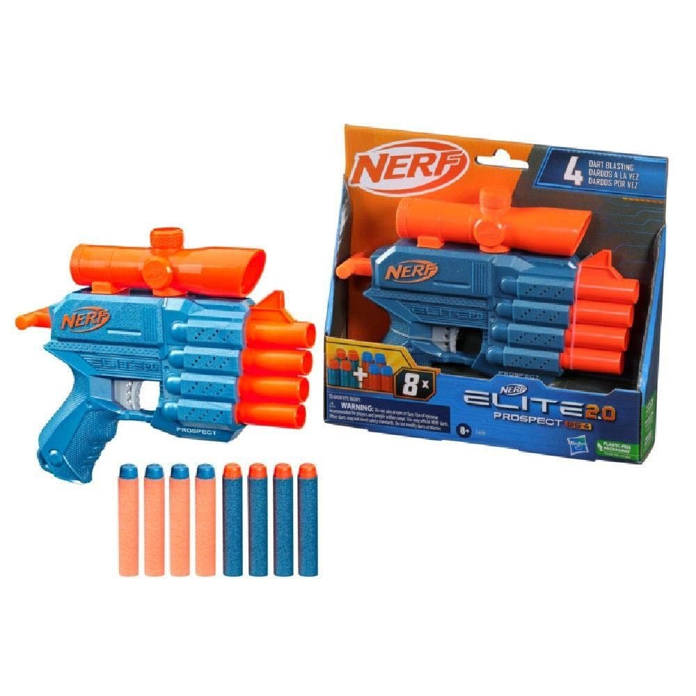 Lança Dardos Nerf Elite 2.0 Prospect QS4 - Hasbro