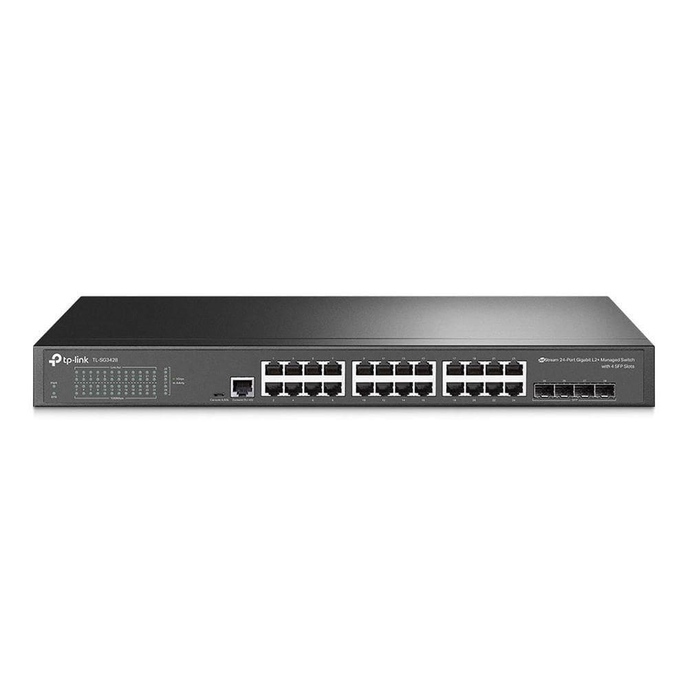Switch Gerenciável L2+ C/ 24 Portas Gigabit E 4 Slots Sfp Je