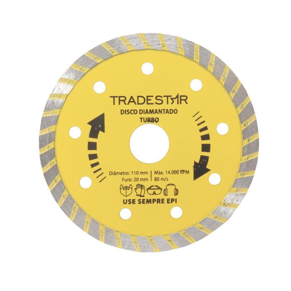 Disco De Corte Diamantado Turbo 110X20Mm 4 Profissional