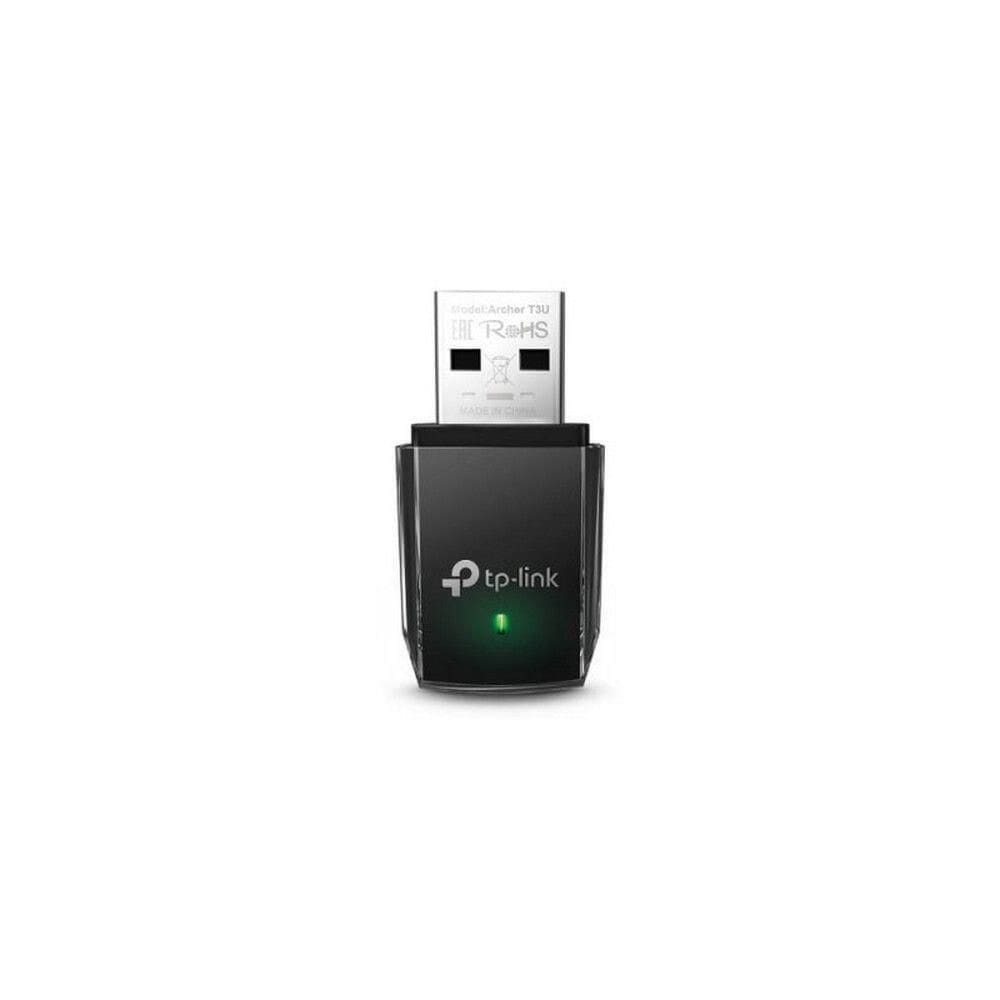 Adaptador Wireless Usb Tp-link Archer Mini Dual Band Preto