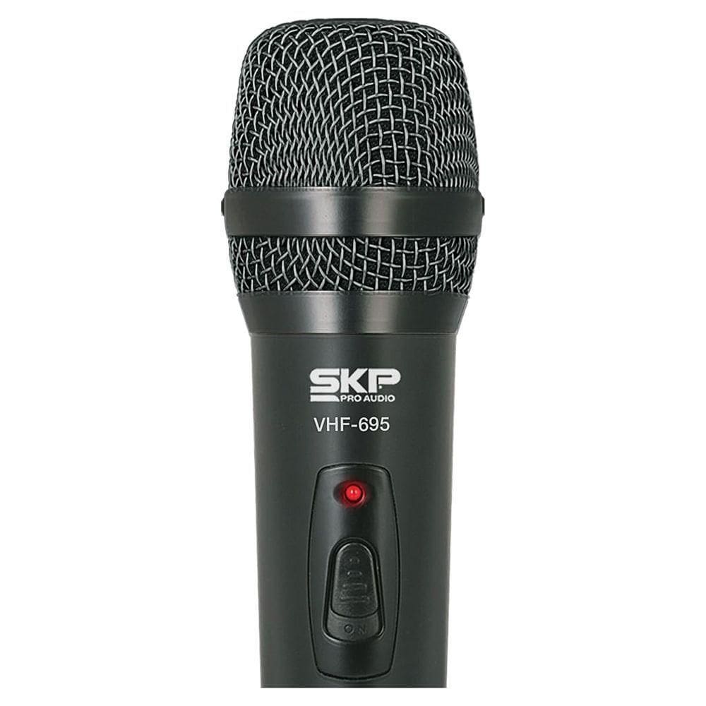Microfone Sem Fio De Mao, Frequencia Vhf Alcance 50 Metros Vhf695