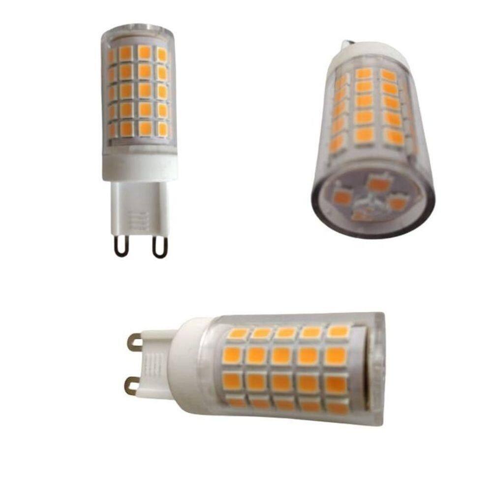 Kit 8 Lâmpadas De Led G9 7w Branco Quente(3000k) P- Lustres E Arandelas