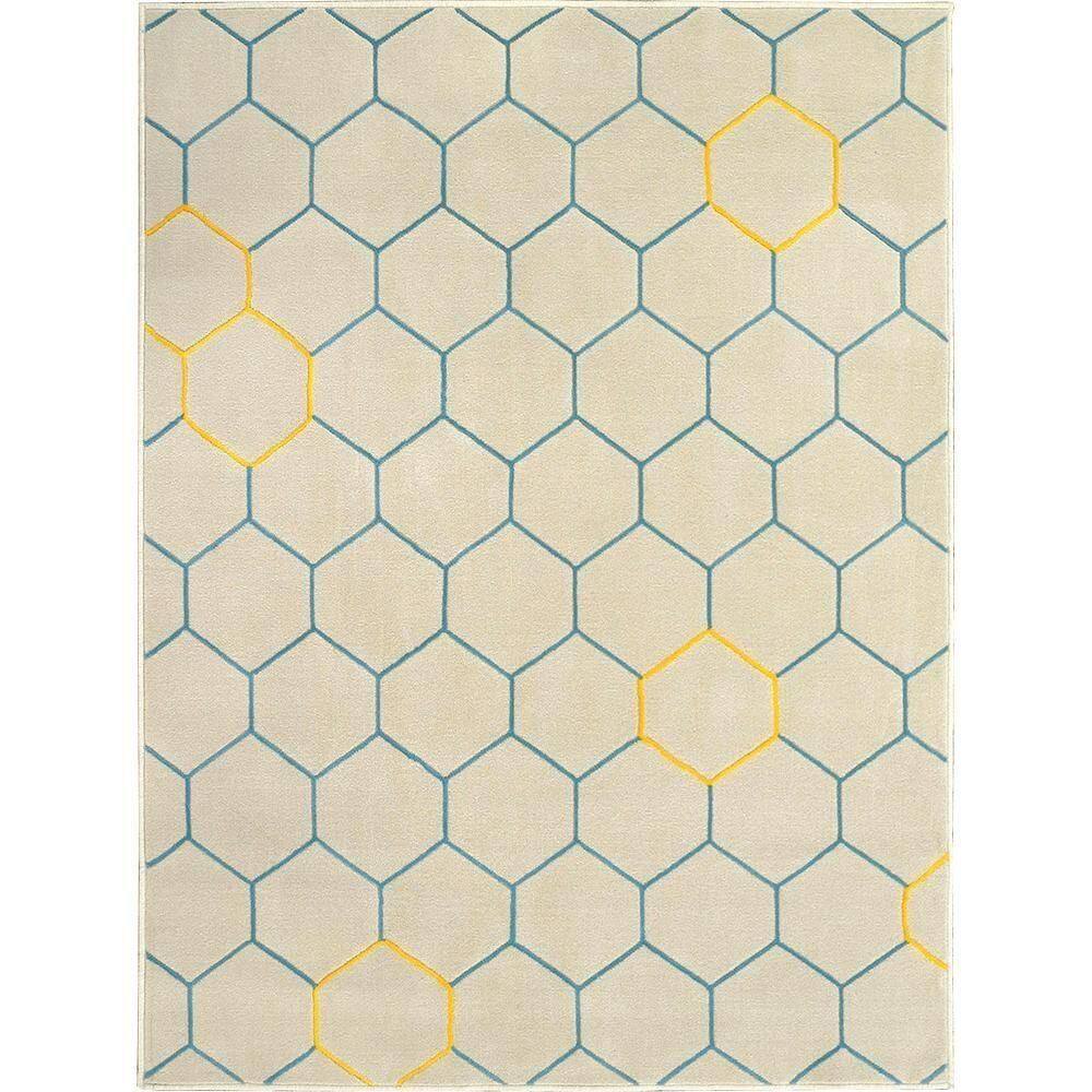 Tapete Para Sala Supreme Sextavado 1,00x1,50 São Carlos