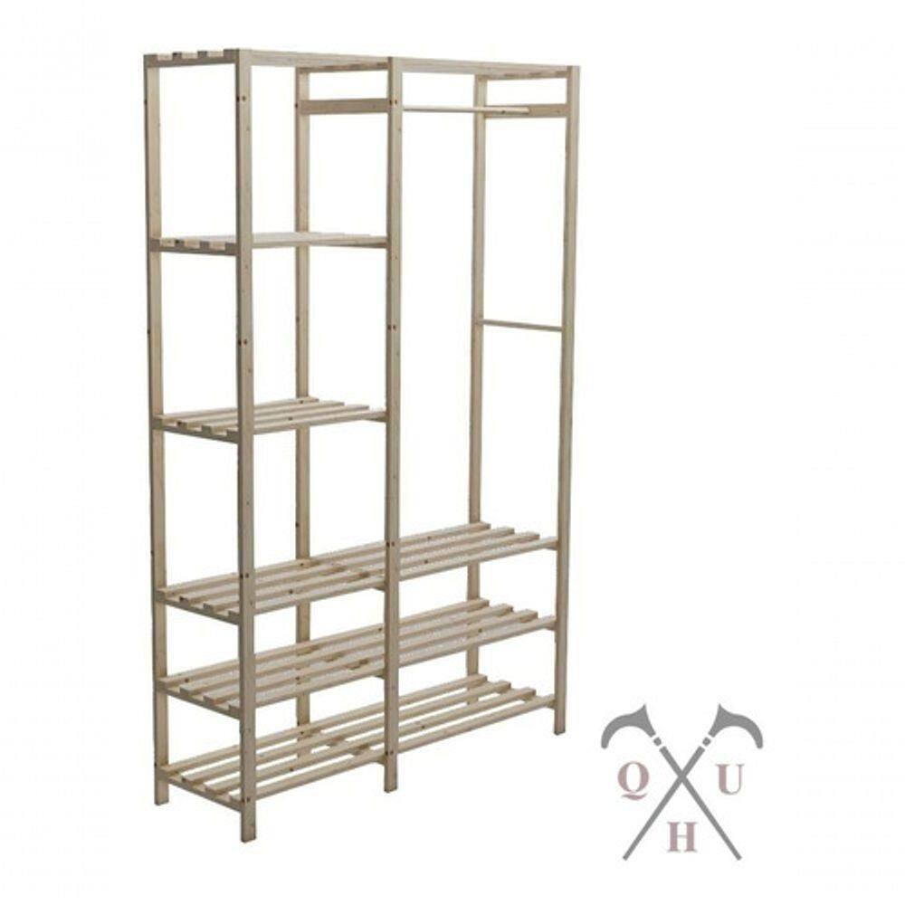 Arara De Escritório Decorativa Com Prateleiras