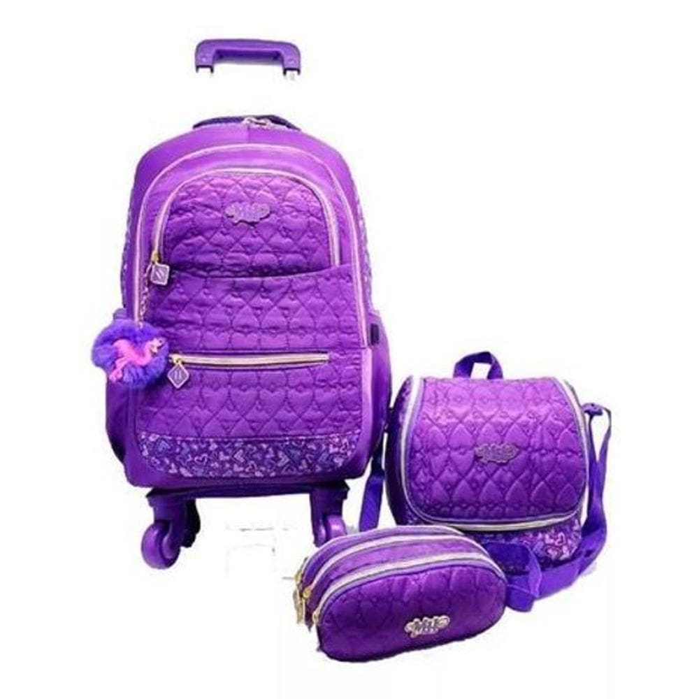 Kit Giratório 360 Mochila Lancheira Estojo Mc4004