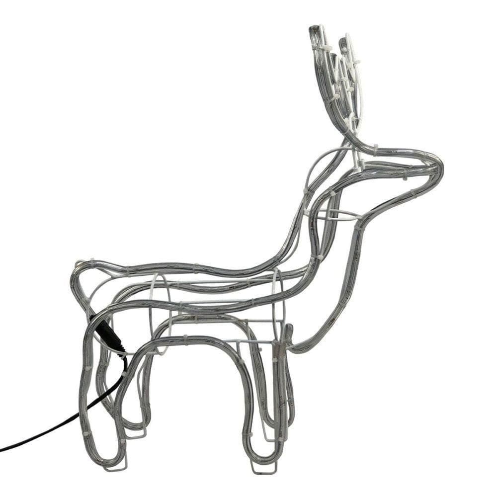 Armação De Rena Macho De Led Média Ilumine Seu Natal Com Estilo 110V