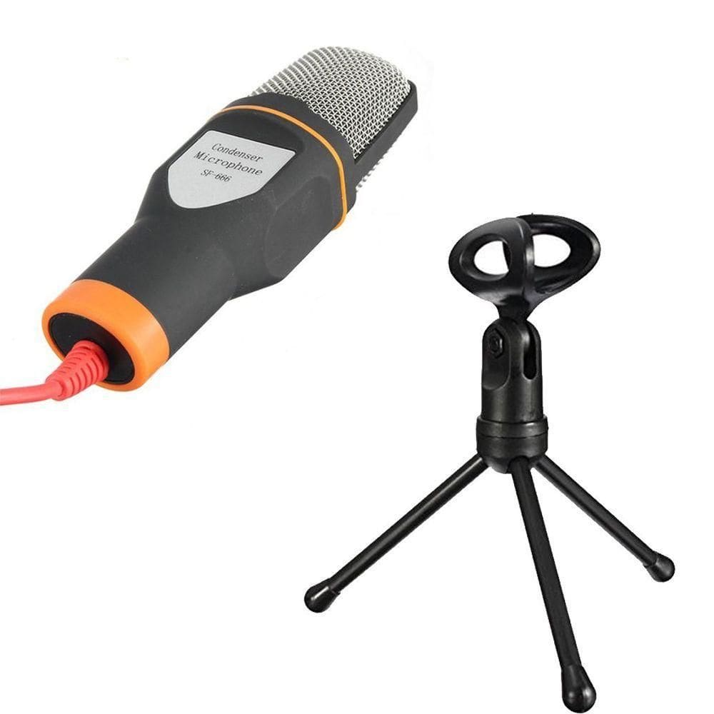 Microfone Condensador Profissional Gravação Estudio Tripe