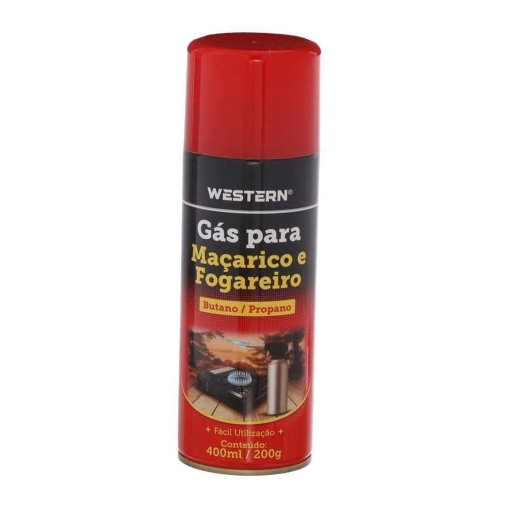 Gas Para Macarico E Fogareiro Western 400ml