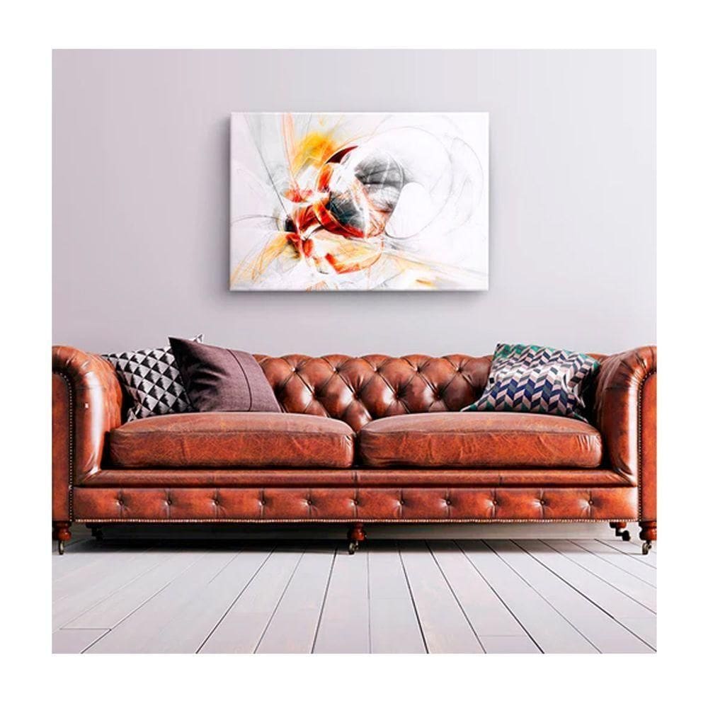 Quadro Decorativo Abstratos e Geométricos Clean Dynamic Borda Infinita Tamanho 120 X 80cm