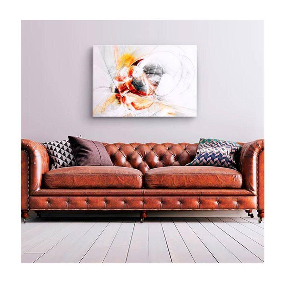 Quadro Decorativo Abstratos e Geométricos Clean Dynamic Borda Infinita Tamanho 100 X 70cm