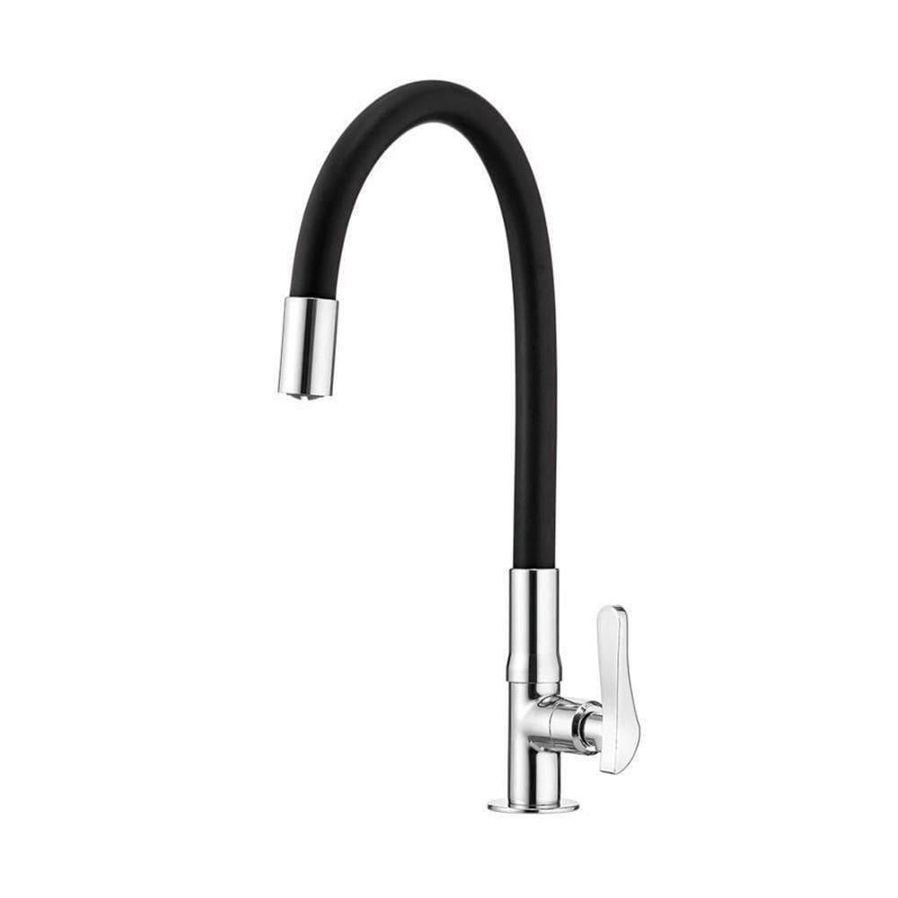 Torneira Mesa Bica Flexível Lorenflex Black 1177 B27
