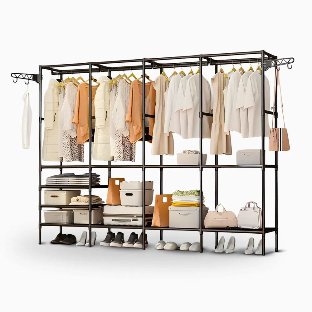 Guarda-Roupa Organizador 4 colunas com Sapateira