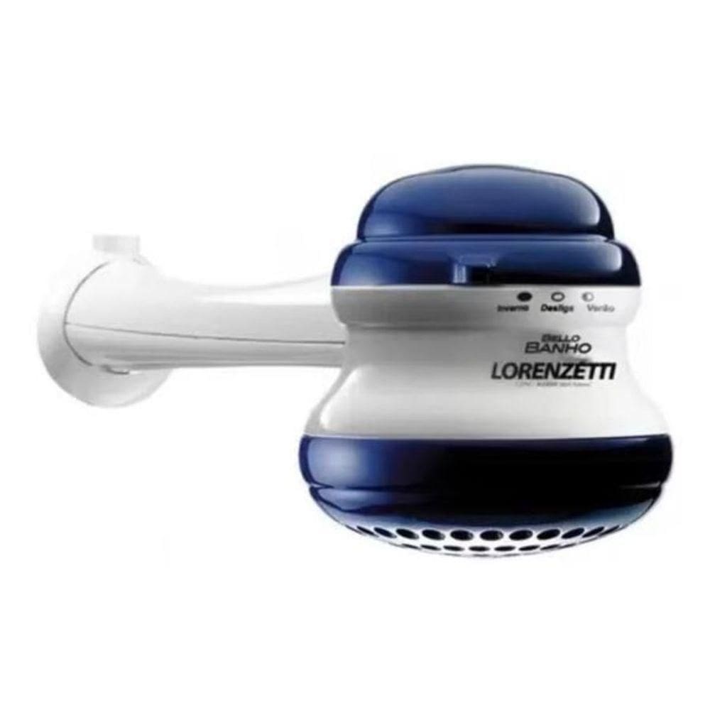 Chuveiro Loren Bello Ultra Com Cano Lorenzetti Azul 6800w 220V