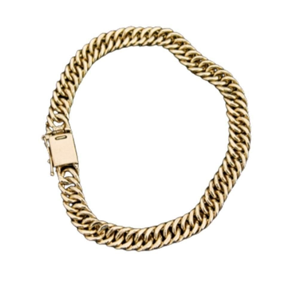 Pulseira Grumet Ocada De Mueda Antiga Com Trava Lateral 8mm