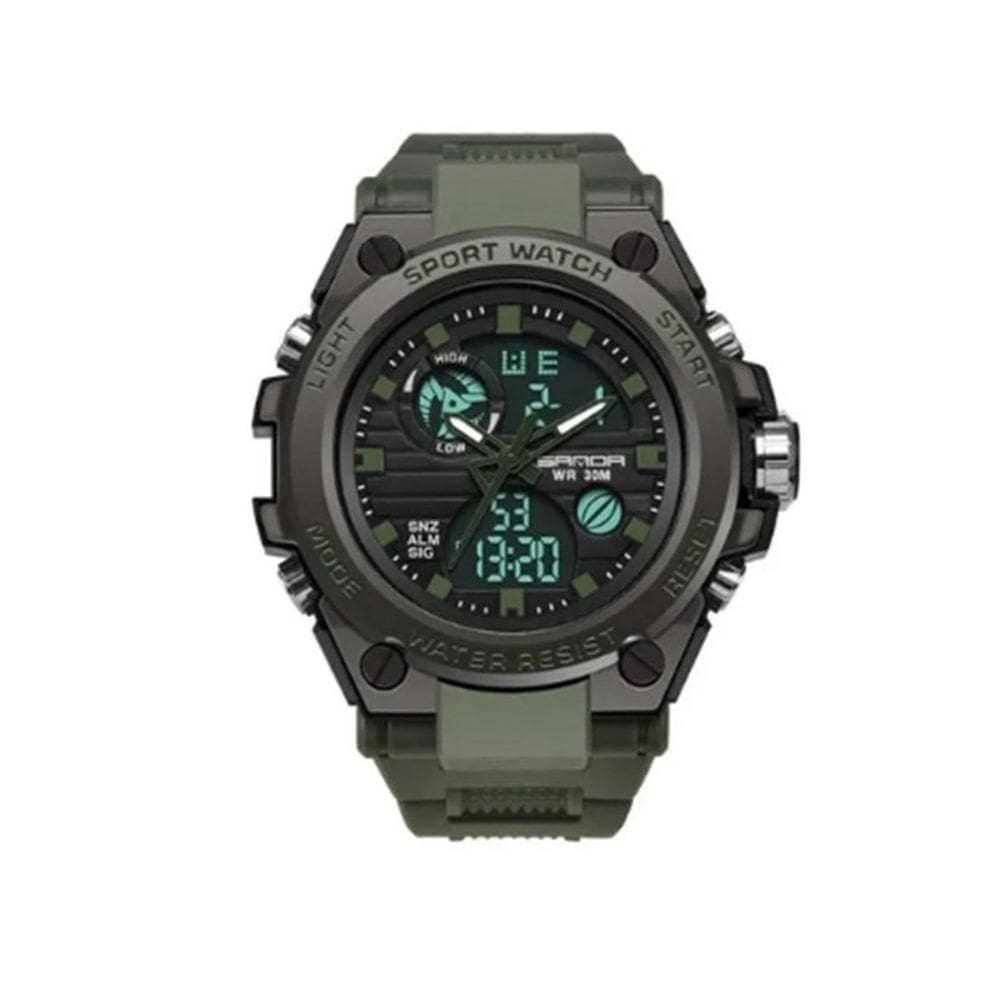 Relógio De Pulso Militar Sport Prova D`água. - Design Resistente