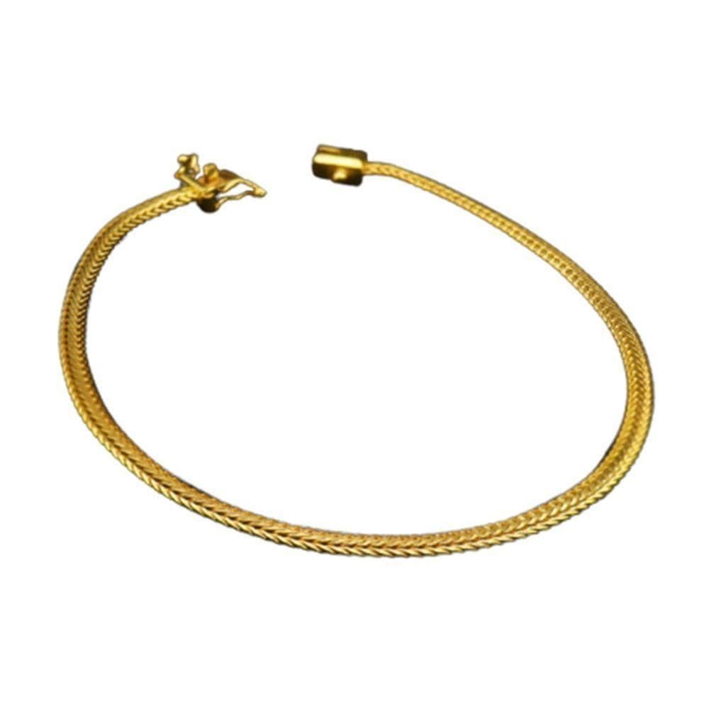 Pulseira 3mm Peruana Moeda Antiga Estilosa