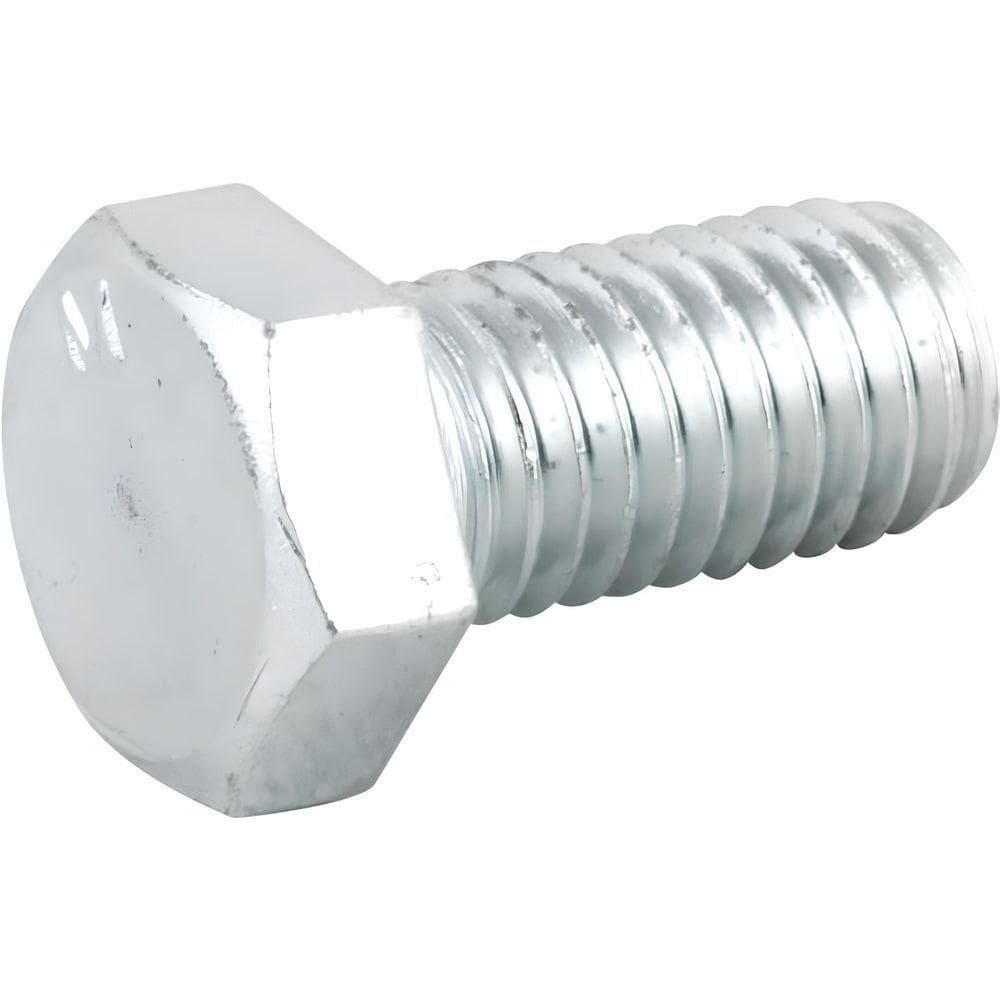 Parafuso Sextavado Zincado 1/2 X 1 Rosca Total Grossa Unc 100 Peças Aço G2 Vonder Caixa Cento