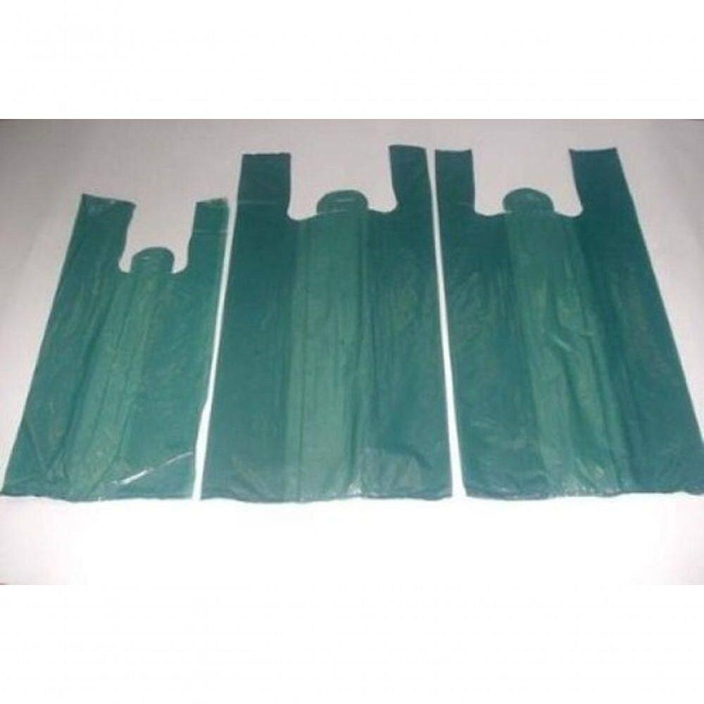 Pacote Com 4kg Da Sacola Reciclada 70 X 90 - Verde Reciclada