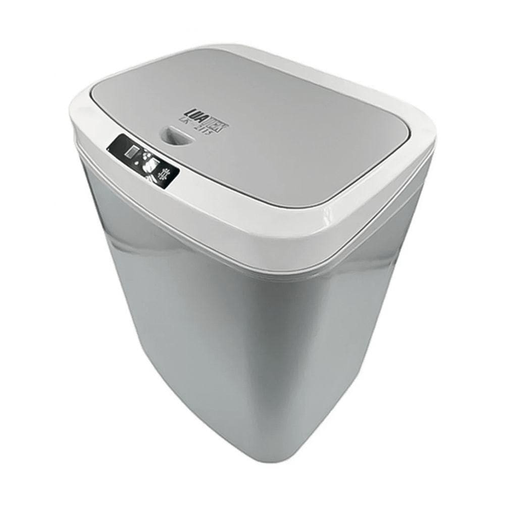Lixeira Automática Com Sensor 15l Para Cozinha Banheiro