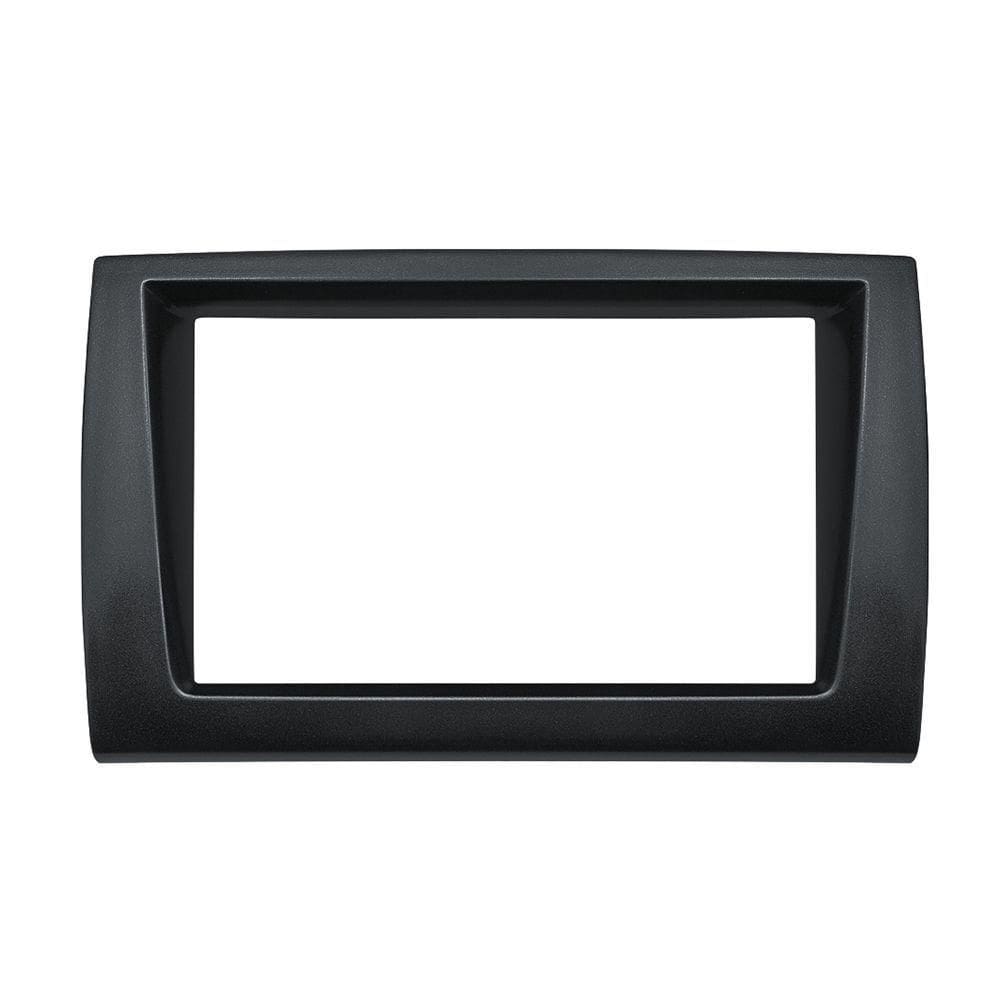 Contra Frente Plastica Permak Fiat Bravo 2 Din Preta