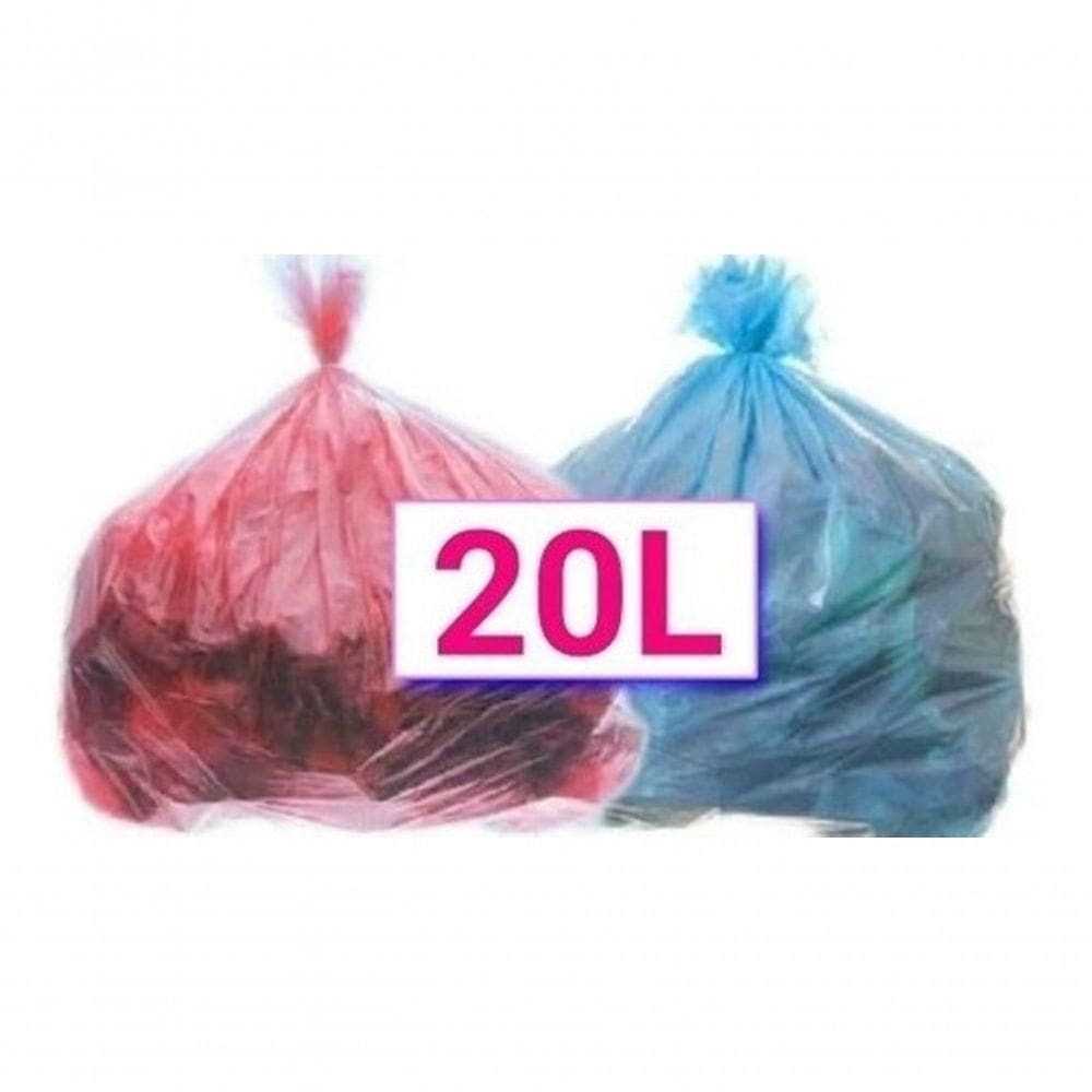 Saco De Lixo Colorido 20L 50 Unid