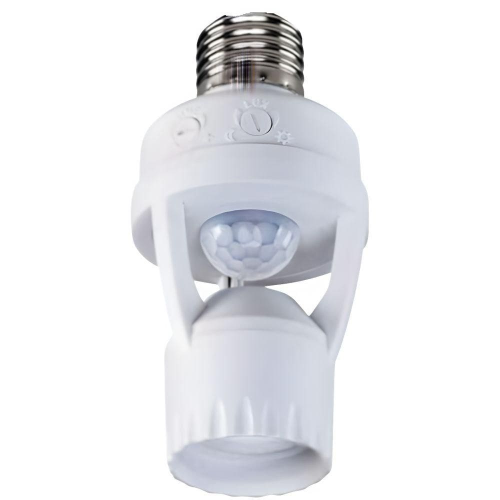 Sensor De Presença Com Fotocélula Para Lâmpada E27 Economize Energia Com Detecção De Movimento E Luz Ambiente